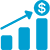 Prime Bank financial graph icon